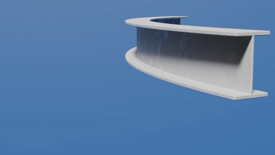 Beam rolled easy-way