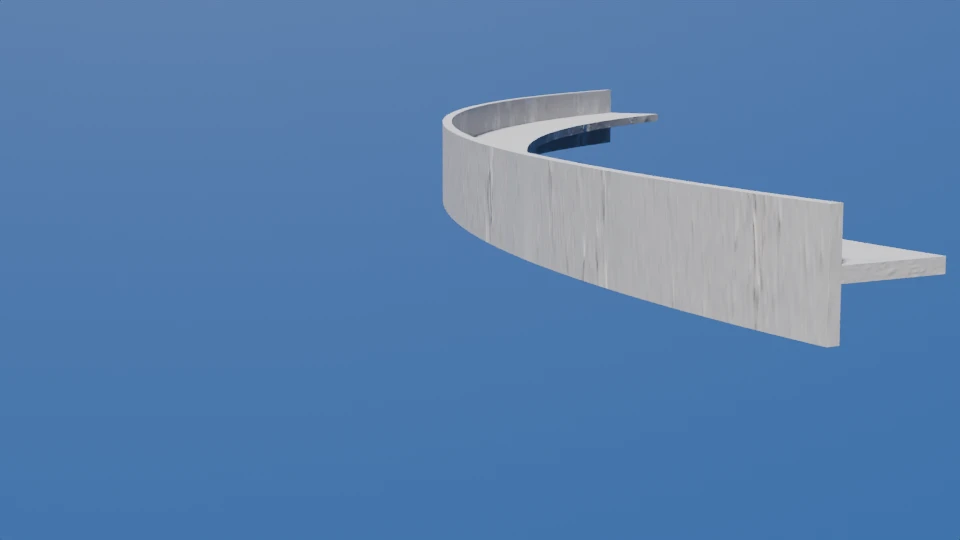 Tee rolled stem-in