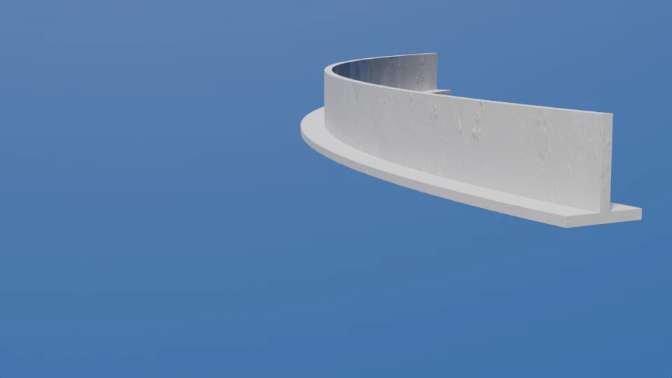 Tee rolled stem-up